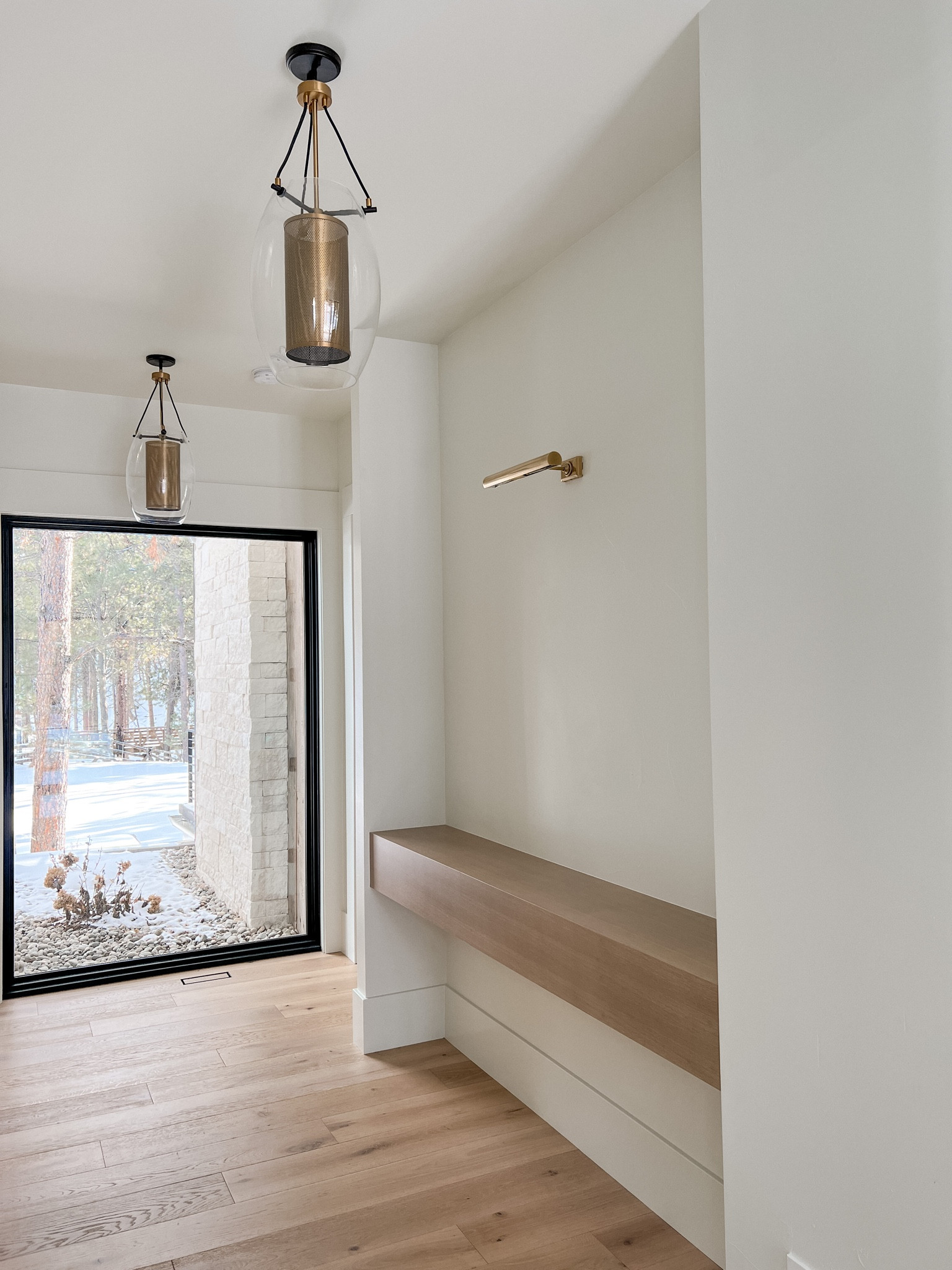 Sharing our hallway lighting. This leads to the primary bedroom. Love the Dunbar pendant and the art light. 

#LTKFind #LTKhome #LTKstyletip