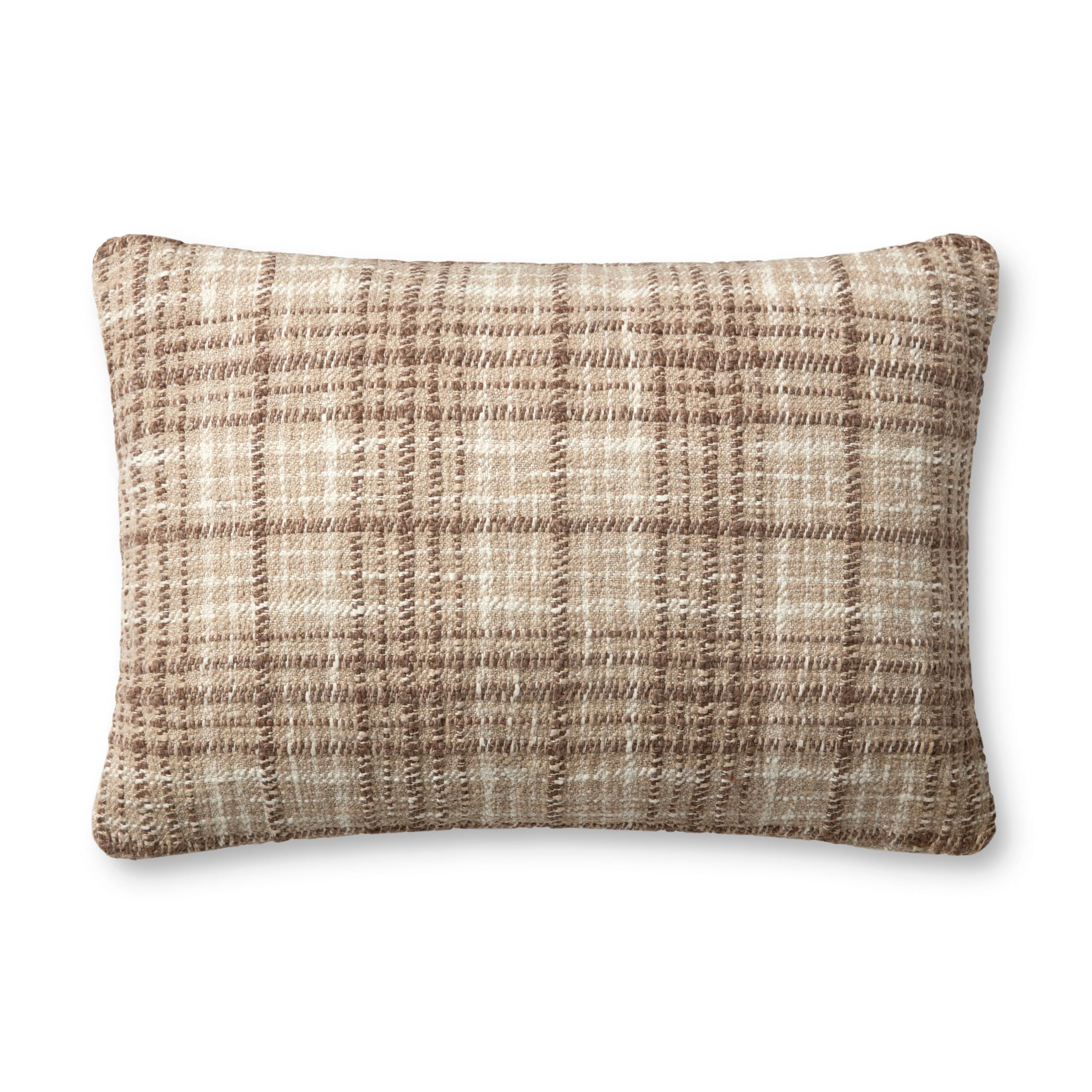 Loloi Beau Pillow, 16x26 Cover Only, Brown/Ivory | Amazon (US)