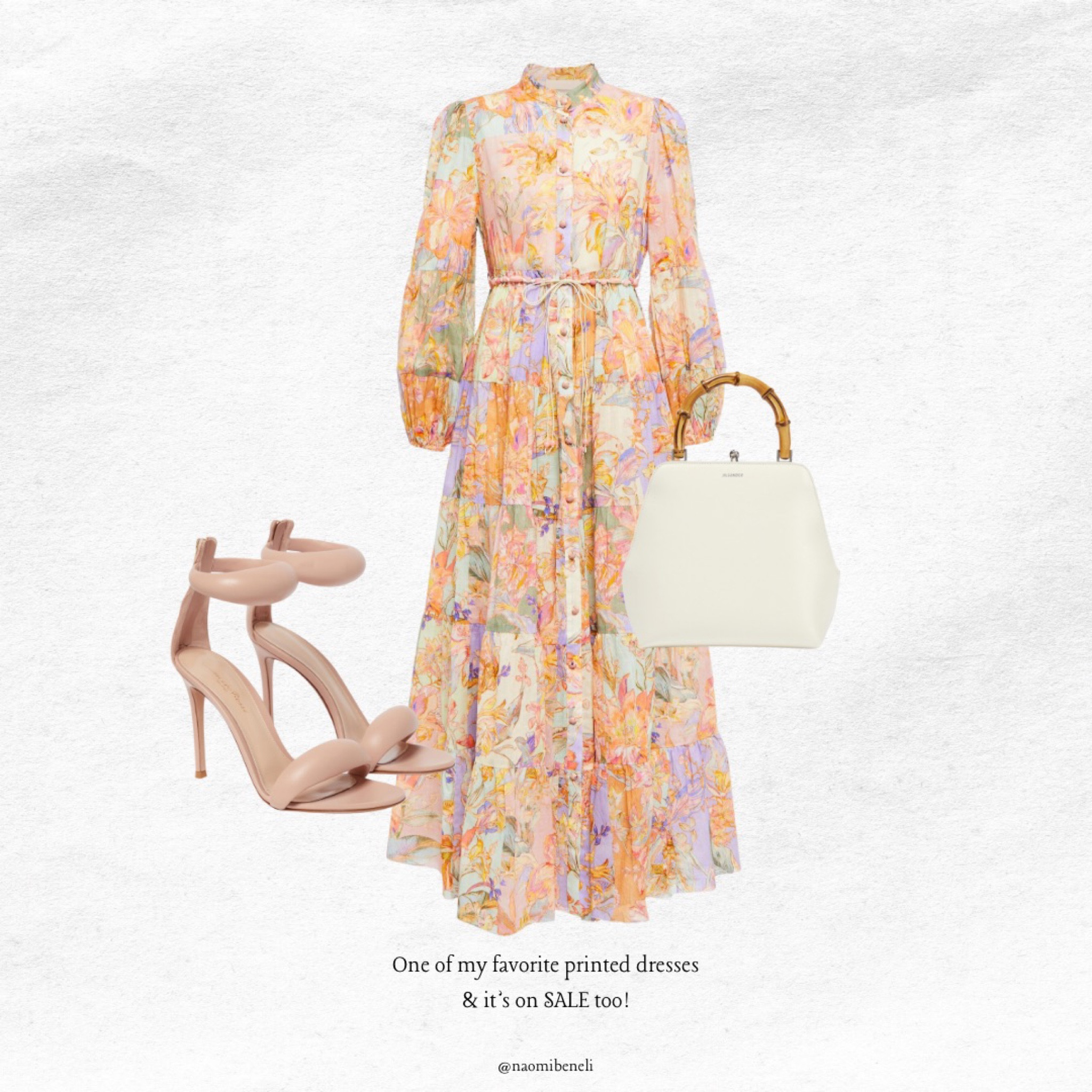 One of my favorite Zimmerman printed dresses and it’s on SALE! 


Summer dresses, florals, Zimmerman, rattan bag, beige pumps, summer outfits