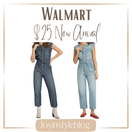 $25 Walmart Jordache Women's Utility Jumpsuit / new arrival / date night outfit /  trendy look 

#LTKover40 #LTKfindsunder50 #LTKsalealert