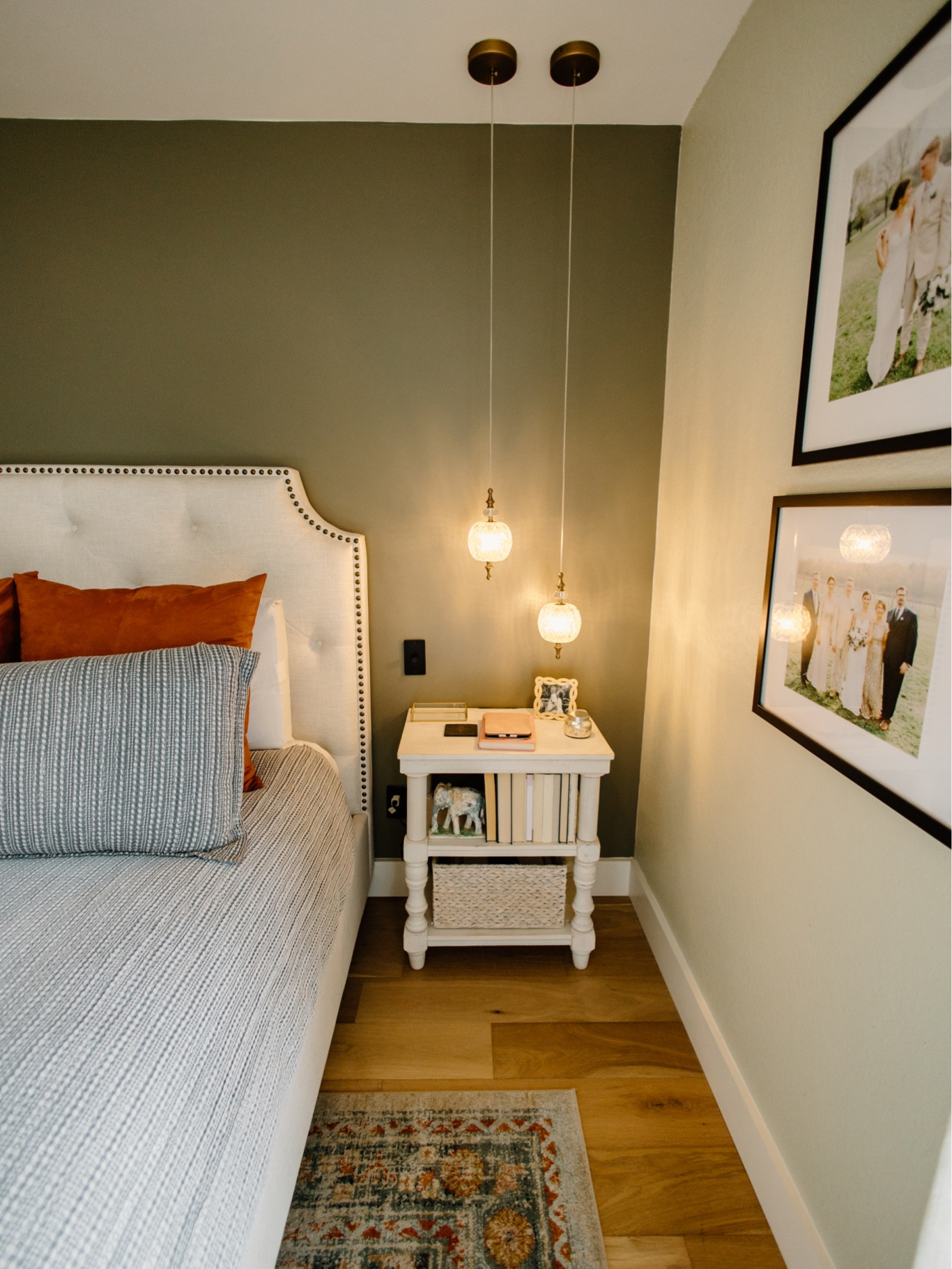 I just love everything about our master bedroom so much 🤍  the bedding was a splurge that has been well worth it!! And it’s actually on sale now - lucky you! 

#bedroom #masterbedroom #hangingsconces #greenbedroom

#LTKfamily #LTKhome