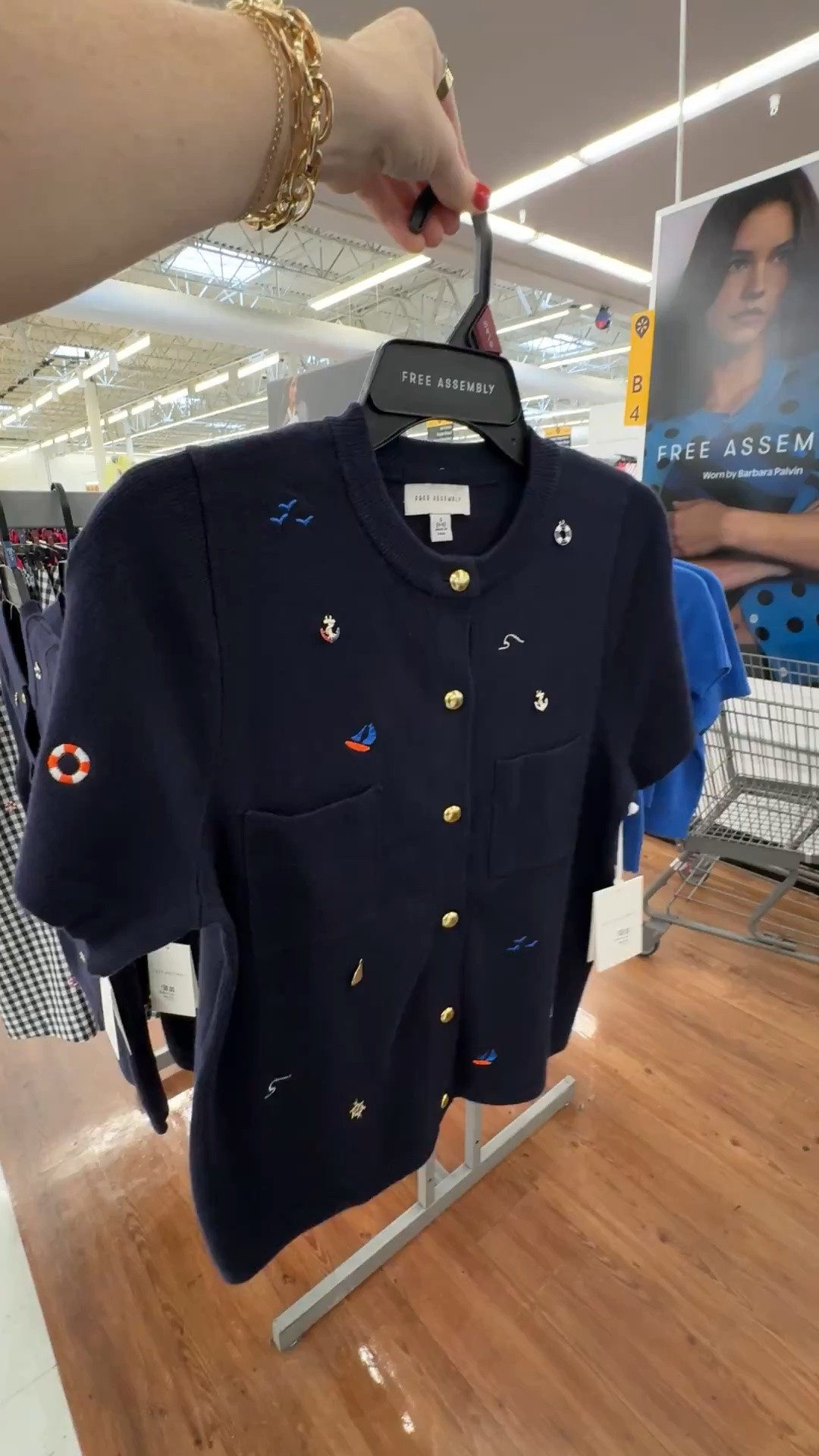 Nautical short sleeve cardigan from Walmart

#LTKgrwm