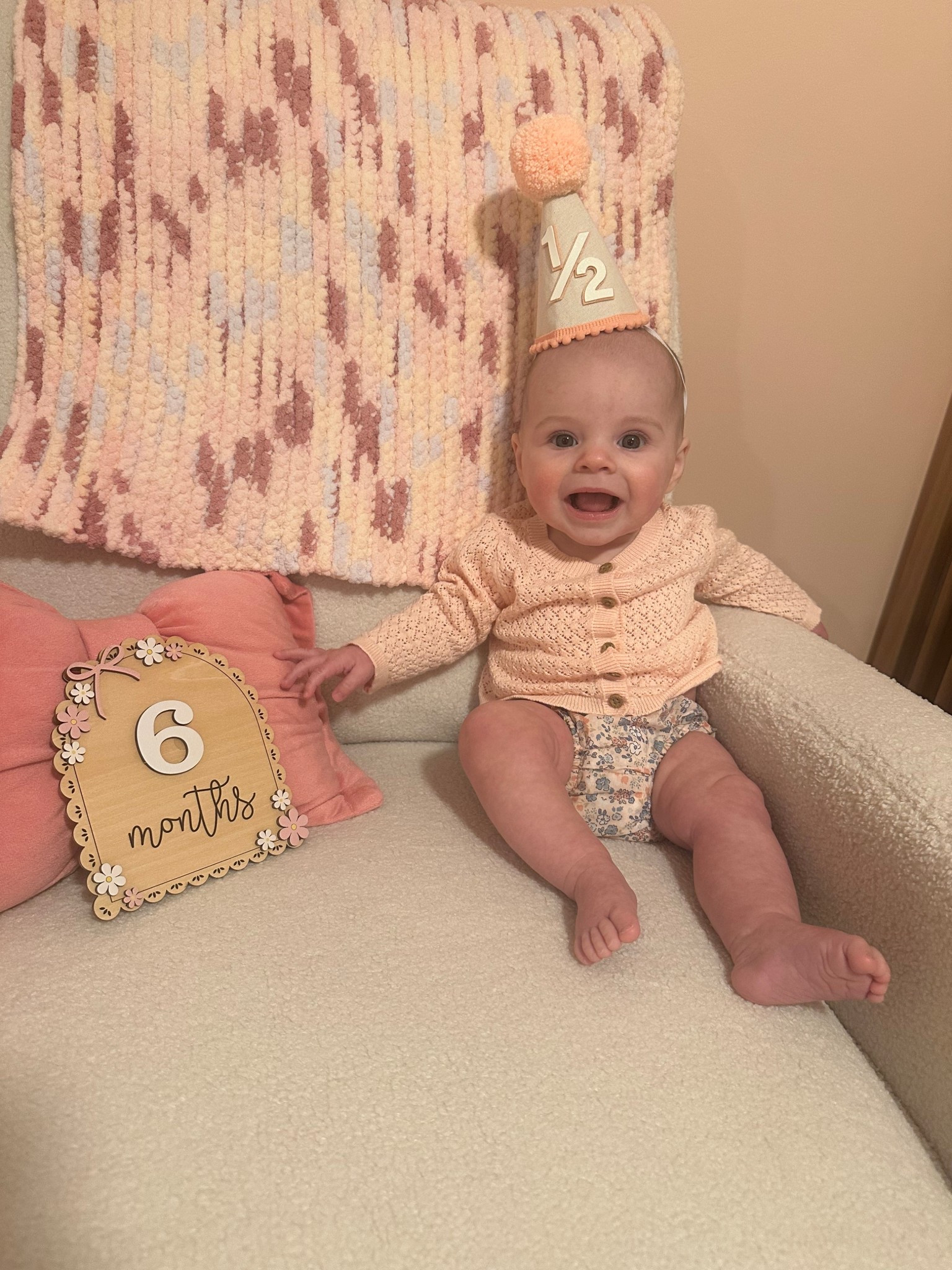 It’s our sweet girl’s 1/2 birthday!!
