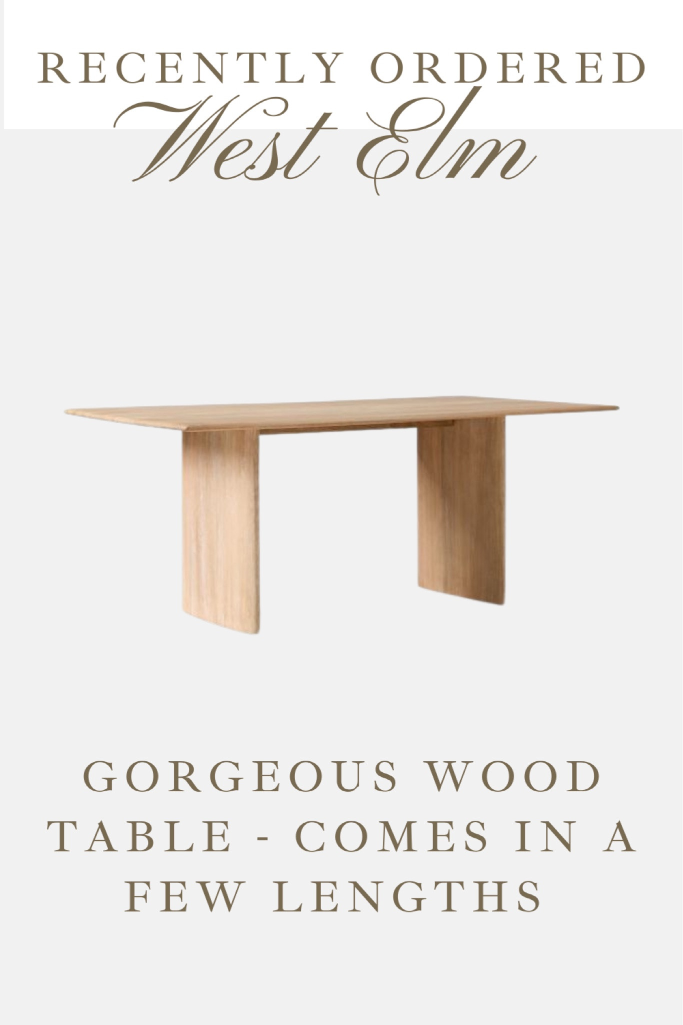 West elm Anton table I just ordered! Should be delivered in a few week 👏🏻

#LTKHome