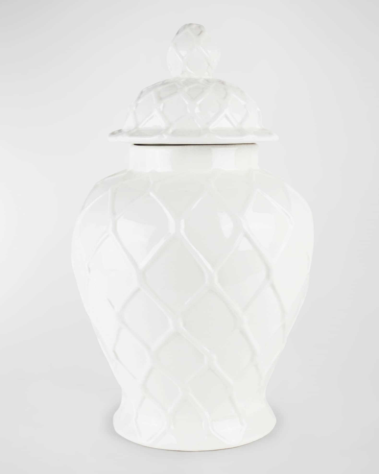 8 Oak Lane Textured Ginger Jar - Extra-Large | Neiman Marcus