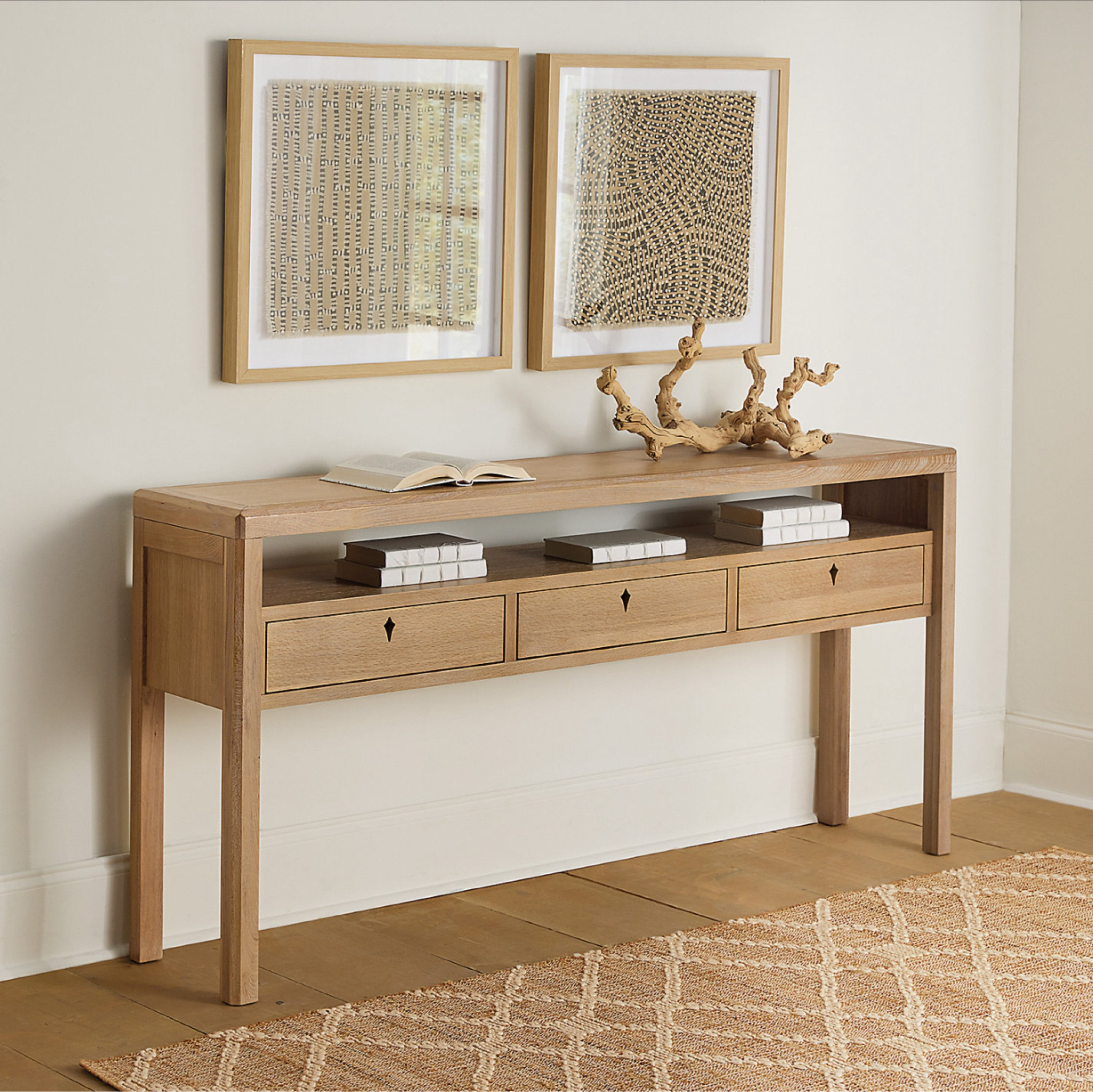 The perfect natural wood console table for your entryway!

#LTKhome