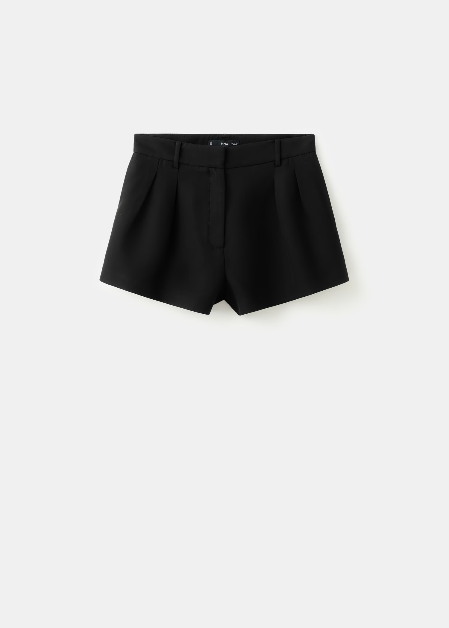 Pleated high-waist shorts - Women | MANGO United Kingdom | MANGO (UK)