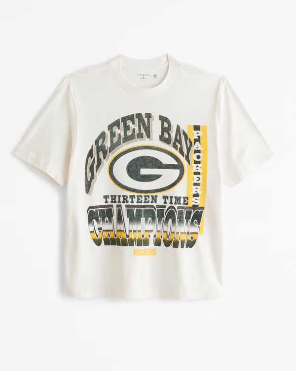 Green Bay Packers Vintage-Inspired Graphic Tee | Abercrombie & Fitch (US)