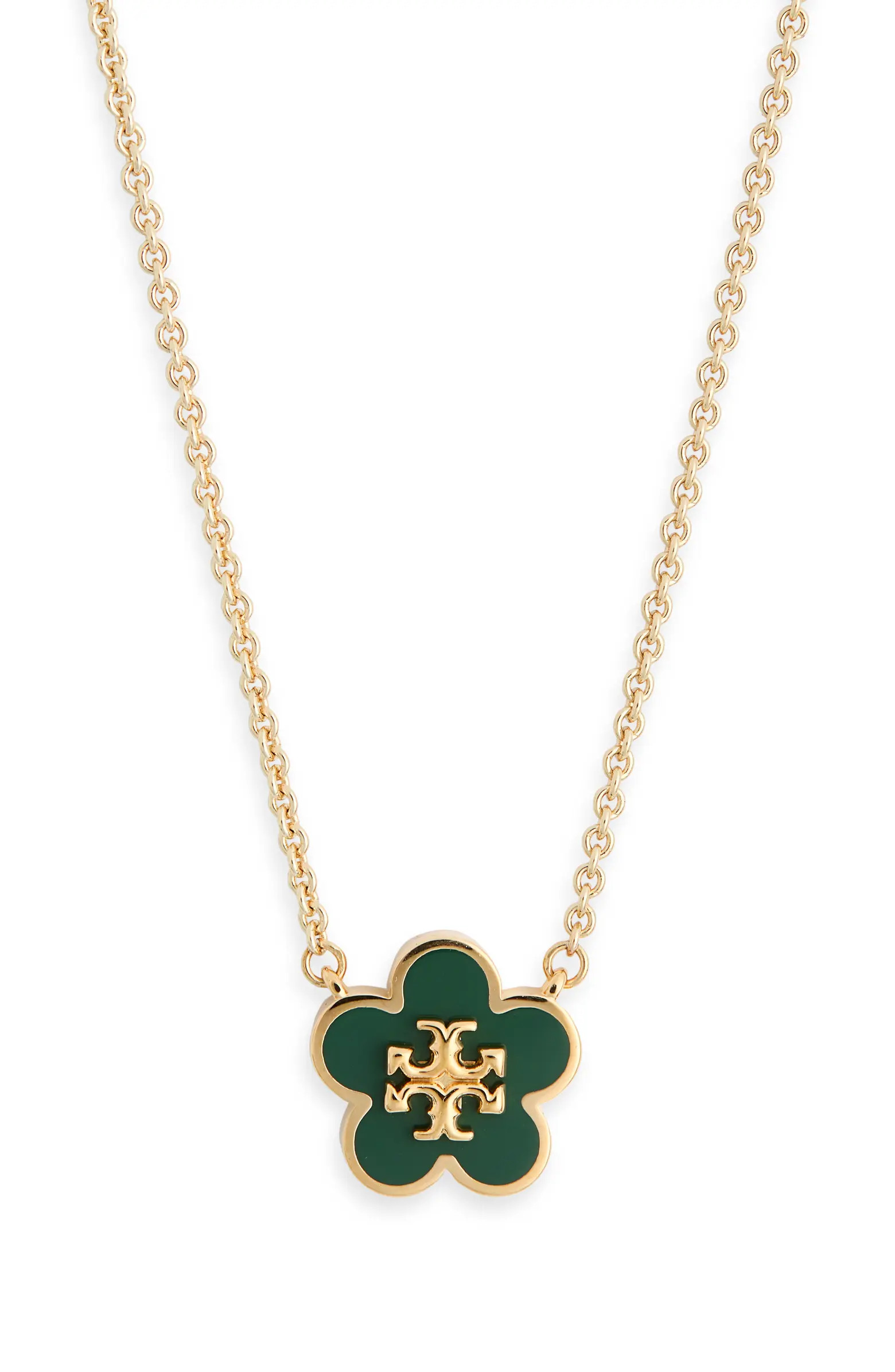 Forget Me Not Enamel Pendant Necklace | Nordstrom