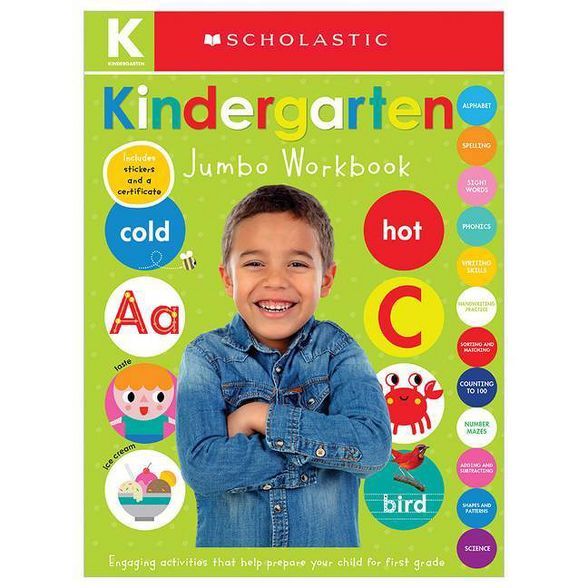 Jumbo Kindergarten -  Workbook by Scholastic Inc. & Scholastic Early Learners (Paperback) | Target