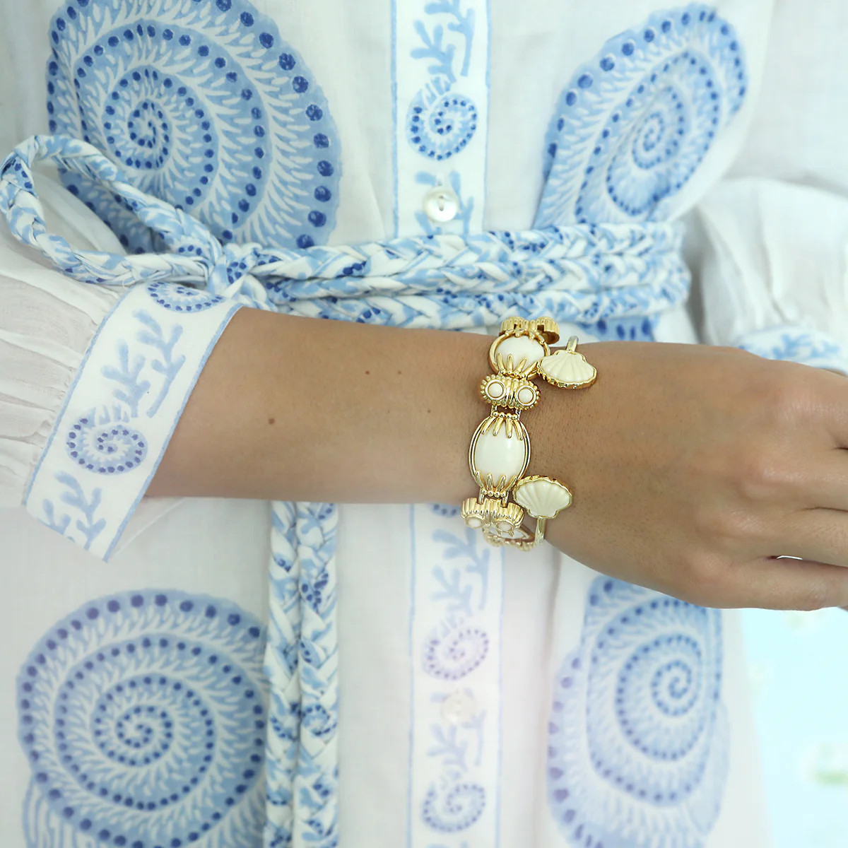 Sankaty Cuff Faux Ivory | ASHA by ADM