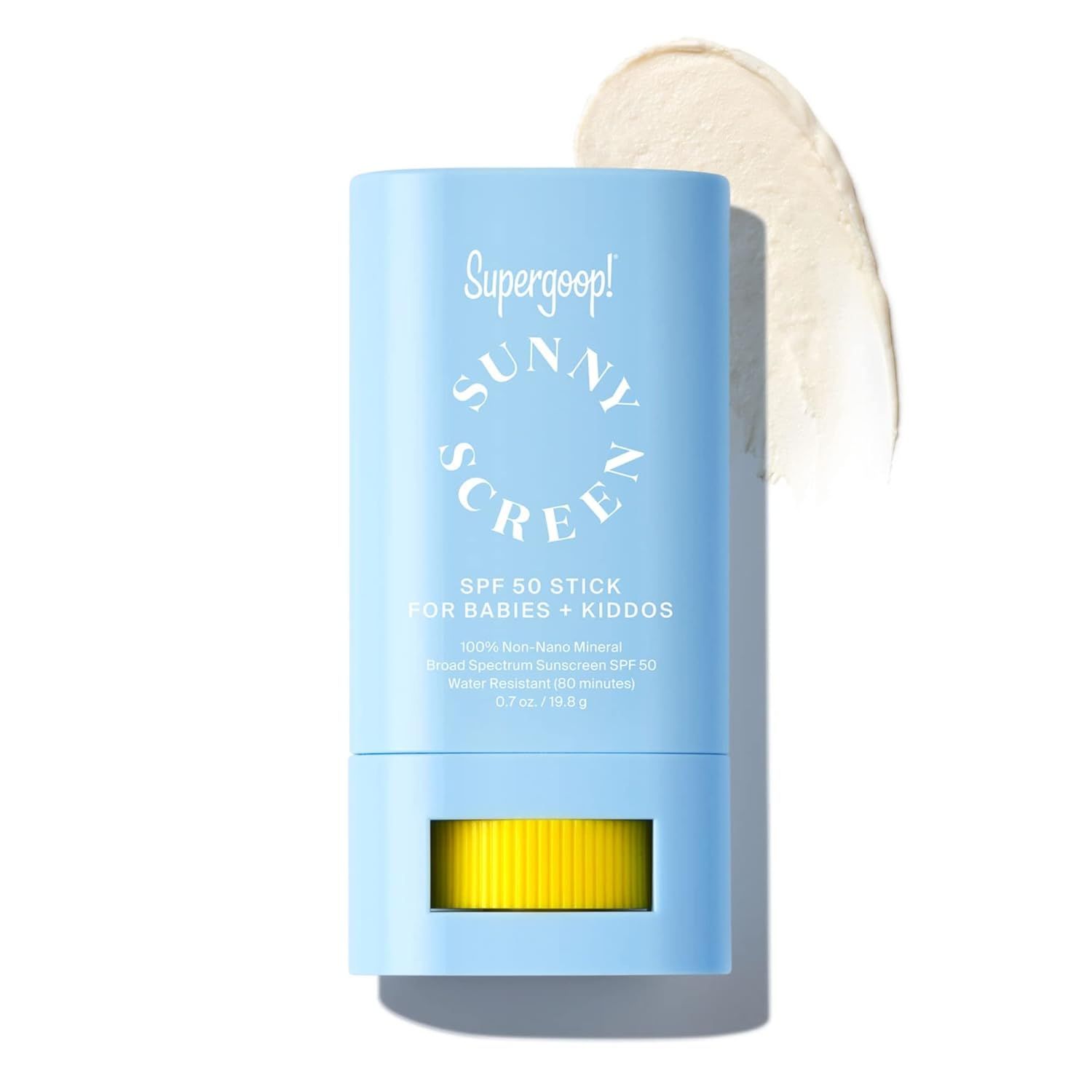 Supergoop! Sunnyscreen 100% Mineral Stick SPF 50, 0.7 oz - Face & Body Sunscreen for Babies & Kid... | Amazon (US)