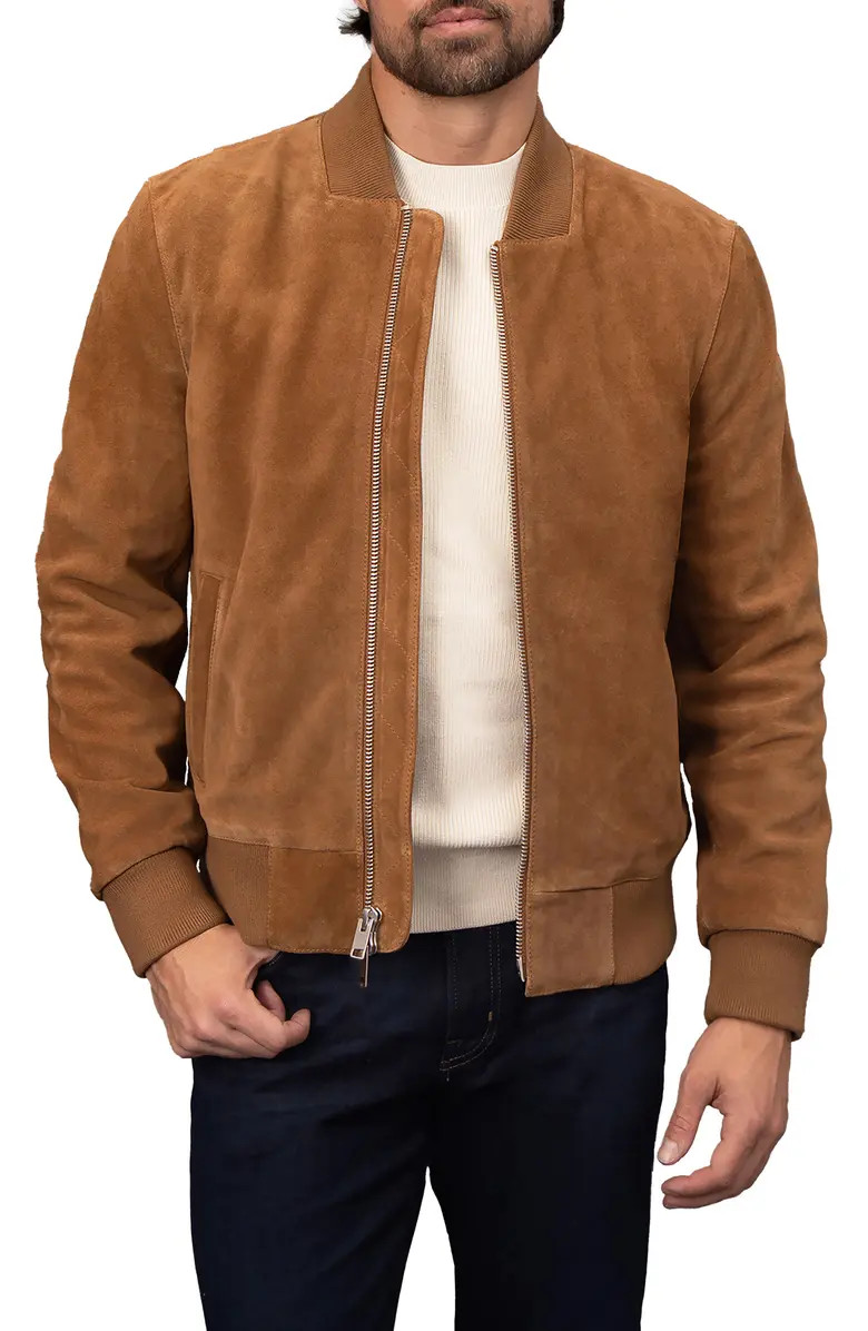 Suede Bomber Jacket | Nordstrom