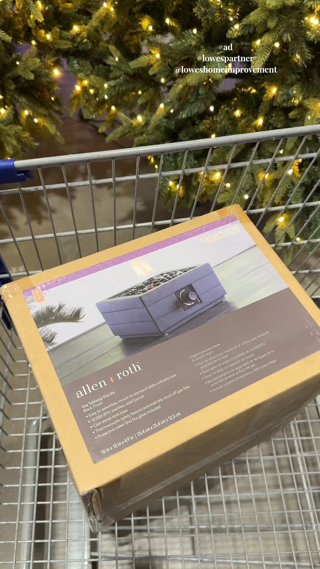 #ad #LowesPartner @loweshomeimprovement
Early Black Friday Deals are here at Lowe’s! Shop the perfect gifts for anyone in your life. 
Holiday lights, tool kits, power tools, & fire pits on sale now 💙💙