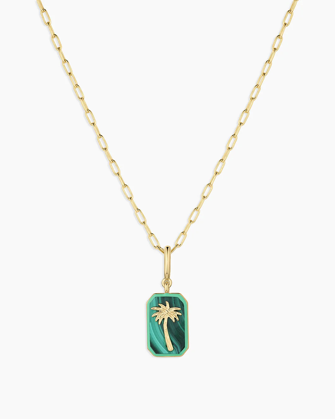 Power Gemstone Parker Charm Necklace Travel | gorjana