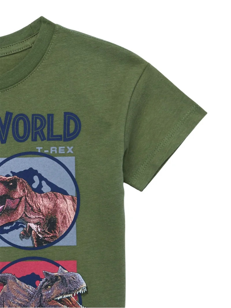 Jurassic Toddler Short Sleeve Crewneck Tee, Sizes 12M-5T | Walmart (US)