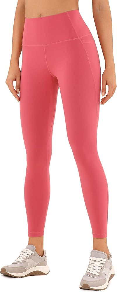 CRZ YOGA Womens Butterluxe Workout Leggings 25" / 28'' - High Waisted Gym Yoga Pants with Pockets... | Amazon (US)