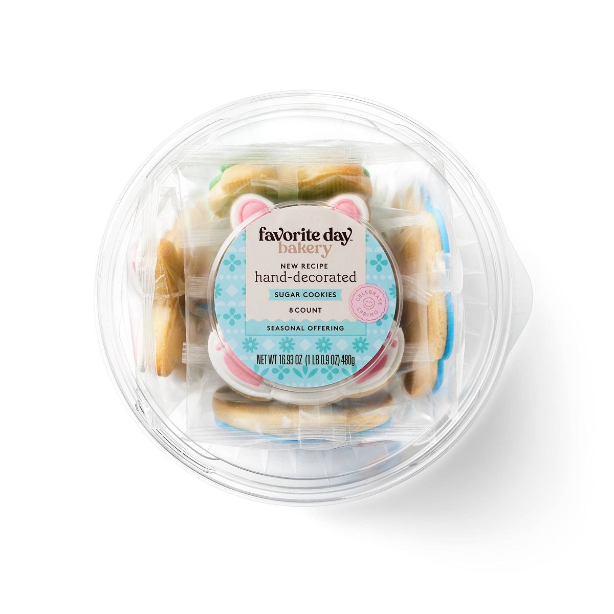 Spring Assorted Decorated Cookie Tub - 16.93oz - Favorite Day™ | Target