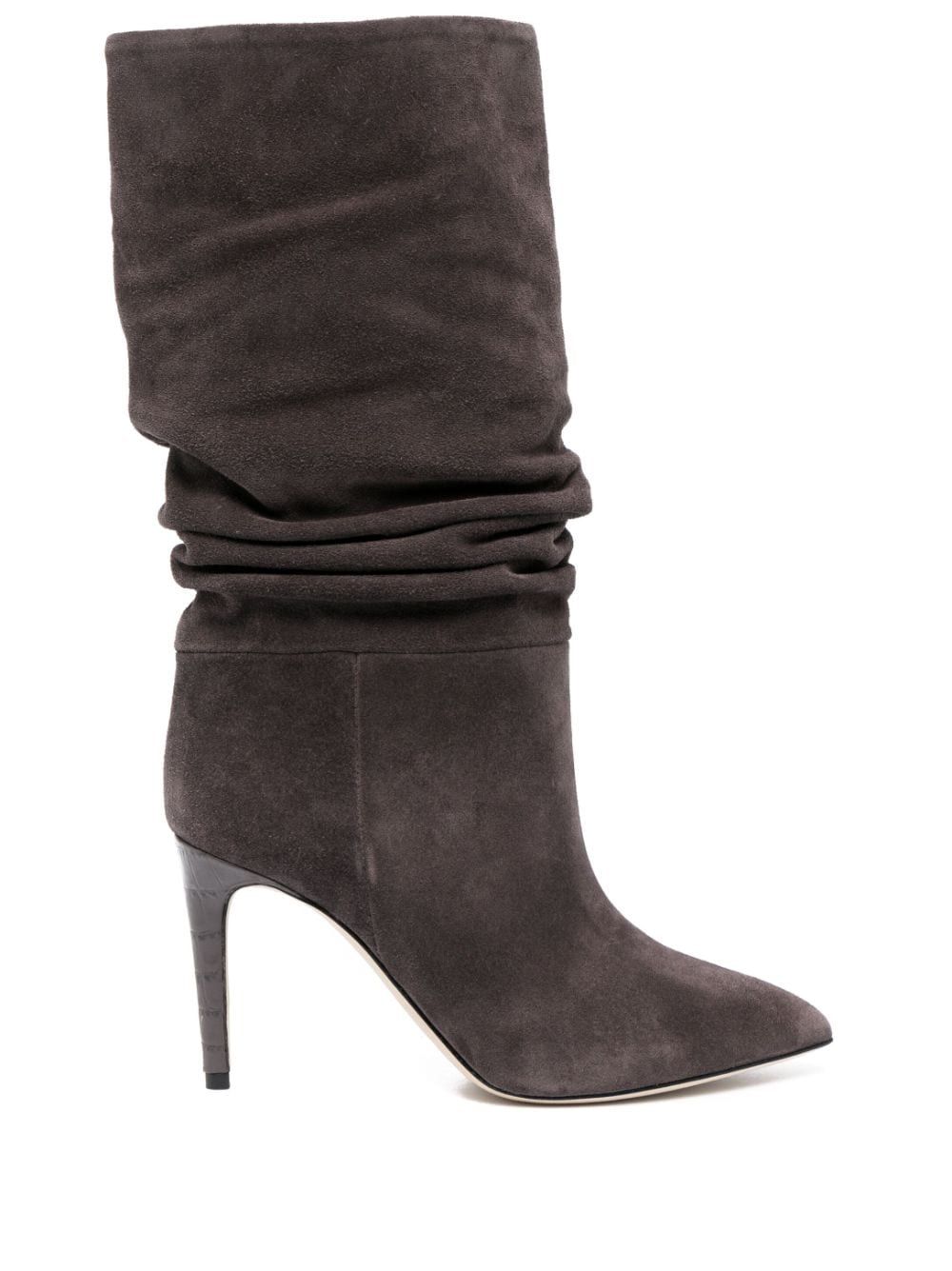 Paris Texas 90mm Heeled Suede Boots - Farfetch | Farfetch Global