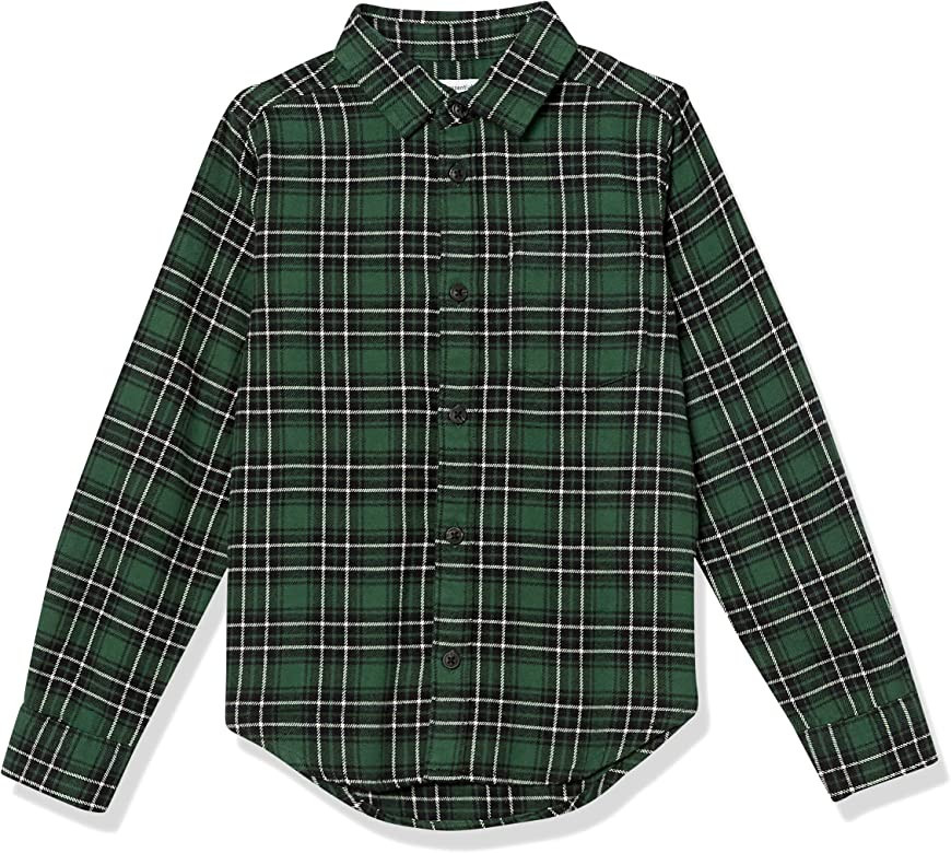 Amazon Essentials Boys and Toddlers' Flannel Shirt | Amazon (US)