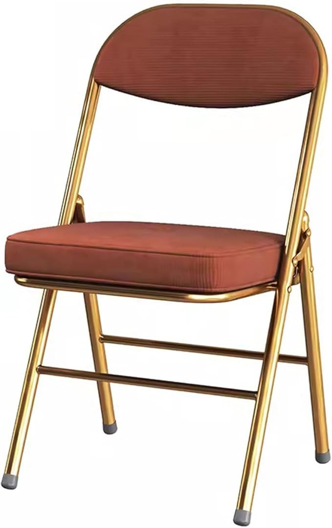Velvet Fabric Modern Folding Chair Padded Seat Dining Room d Metal e,Study for Adult Stackable In... | Amazon (CA)