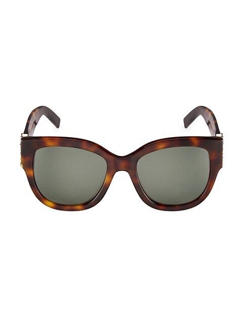 Monogram Acetate 56MM Cat Eye Sunglasses | Saks Fifth Avenue