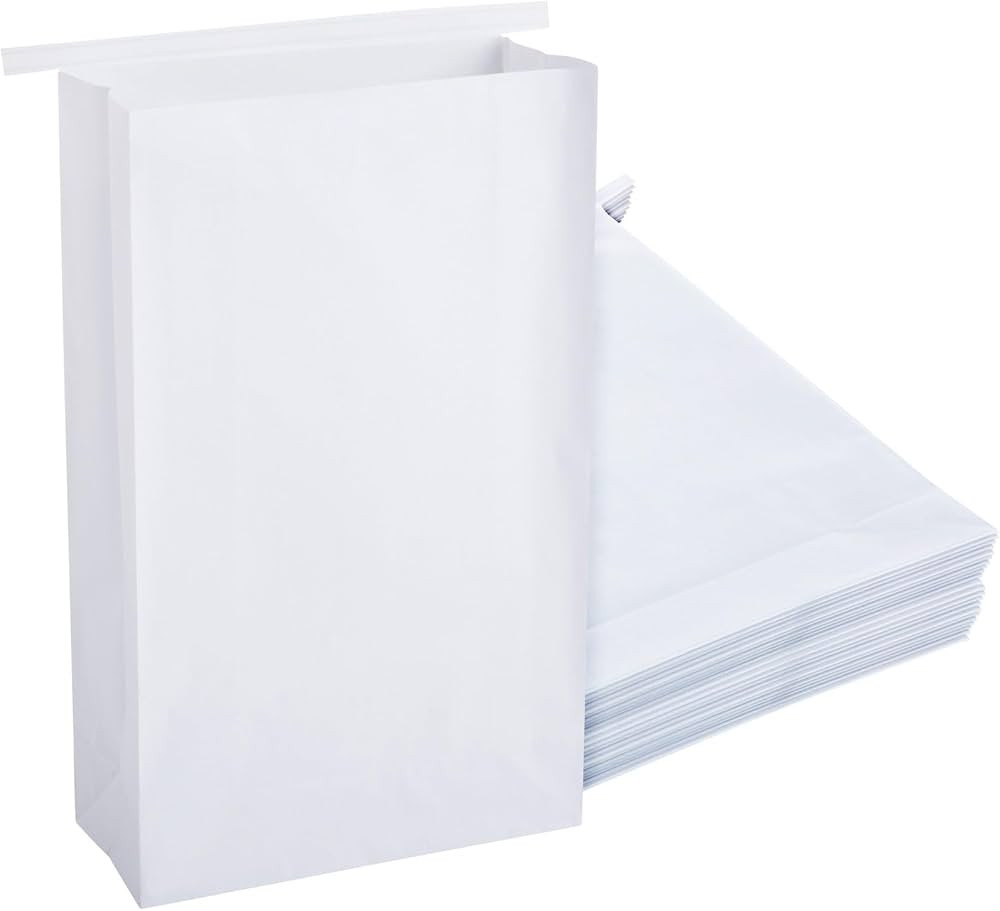 50 Pack Paper Disposable Vomit Bags for Car Motion Sickness, Barf, Throw Up, Puke | Amazon (US)