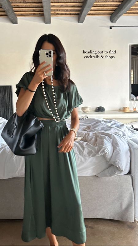 This set was perfect for shopping and a quick lunch in Greece. 
Available in multiple colors and I’m just shy of 5-7” and wearing the size S, StylinByAylin 

#LTKfindsunder50 #LTKtravel #LTKstyletip