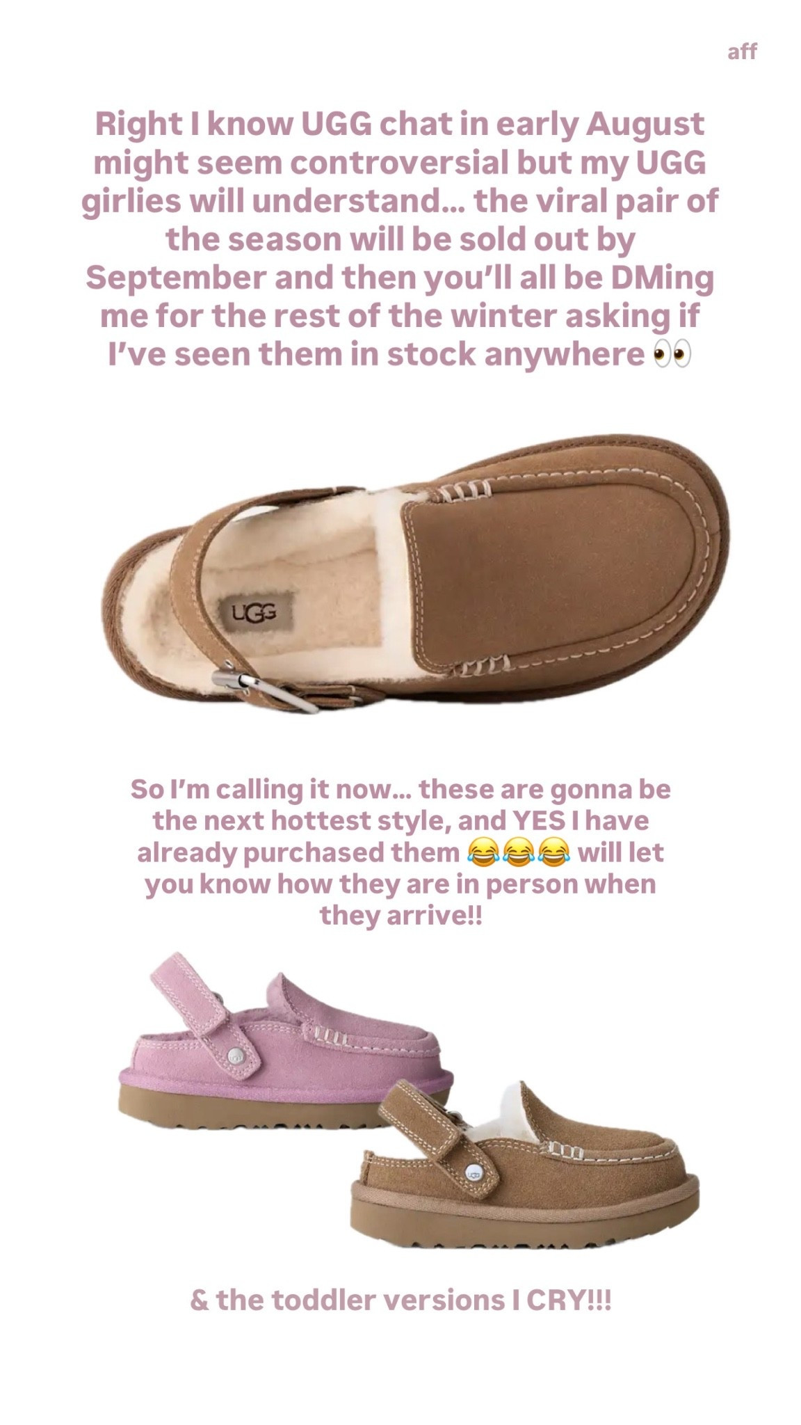 The next viral UGGs

#LTKFashionMonth #LTKautumn #LTKuk