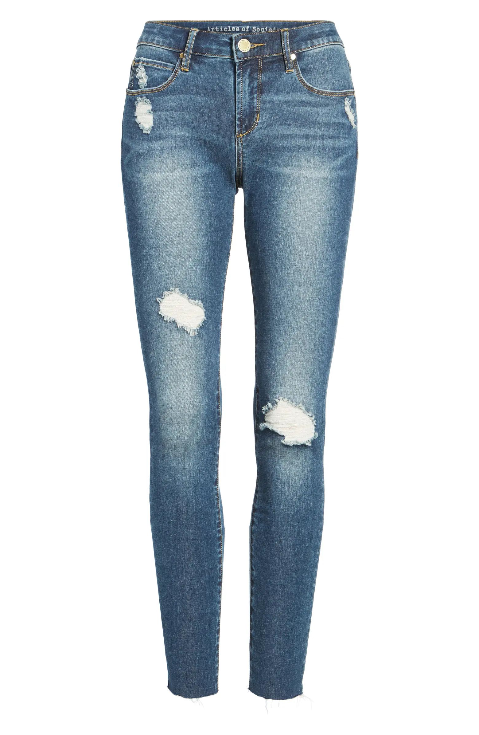 Sarah Distressed Skinny Jeans | Nordstrom