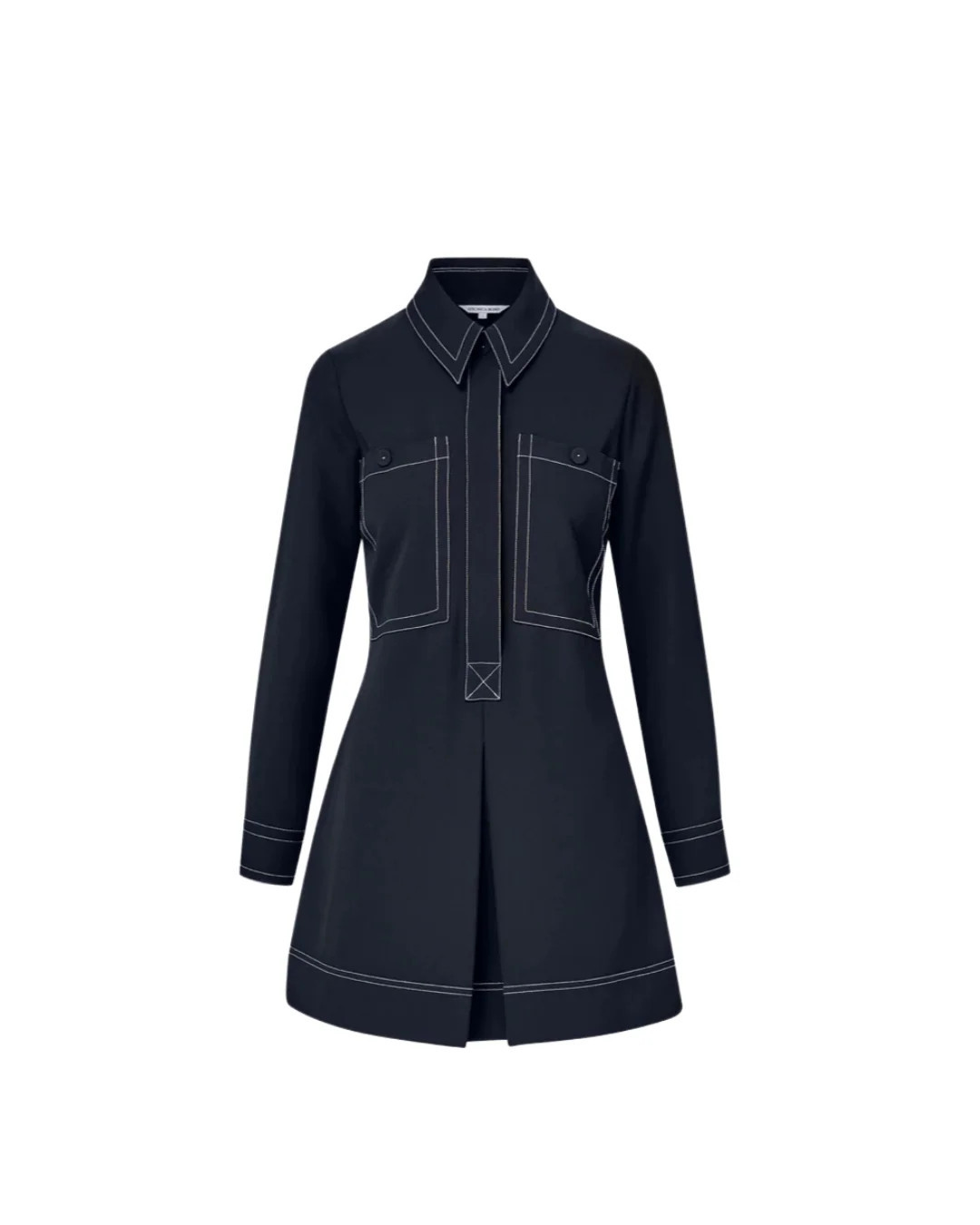 PRYCE DRESS Navy / 8 | FEBE Clothing