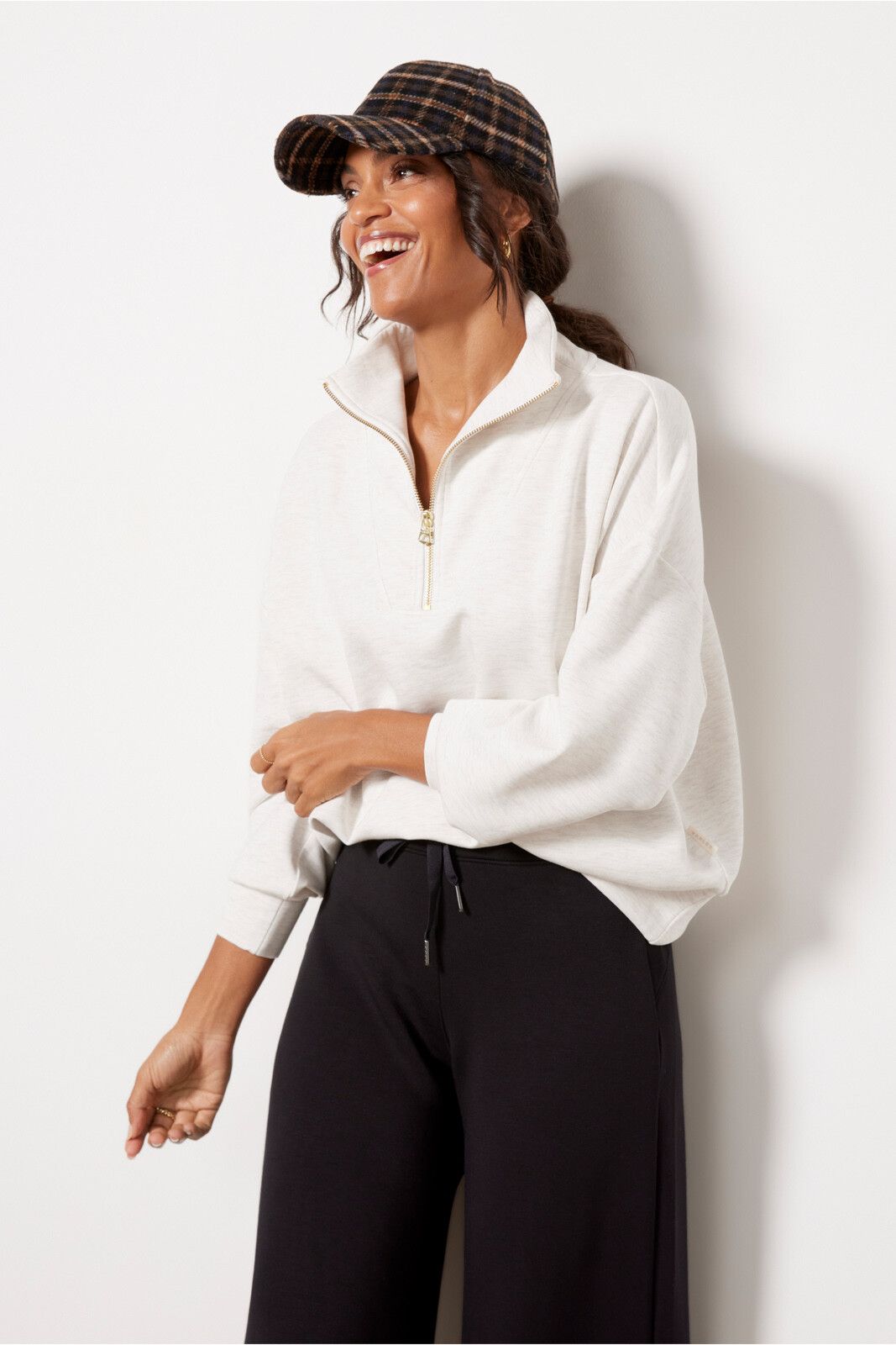 Hawley Half Zip Sweat | EVEREVE