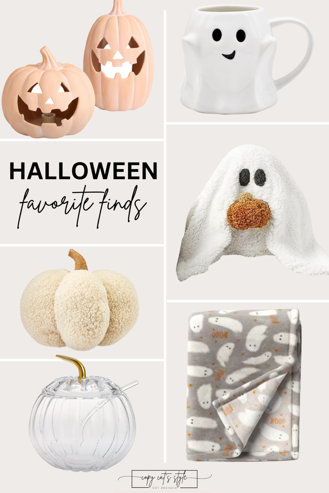 Halloween Favorite Finds, Affordable Halloween Decor, clay jack-o-lanterns, ghost pillow, pumpkin pillow, Halloween blanket

#LTKSeasonal #LTKHome #LTKFindsUnder50