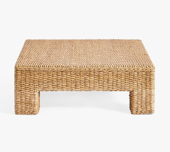 Cardiff Square Woven Coffee Table (41") | Pottery Barn (US)