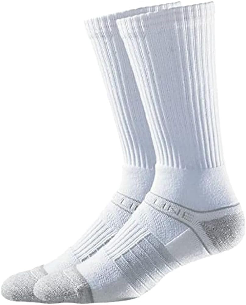 Strideline Basic Crew Socks | Quad-Ply Yarn Padding, Direct Compression and Zoned Cushioning, 1 P... | Amazon (US)