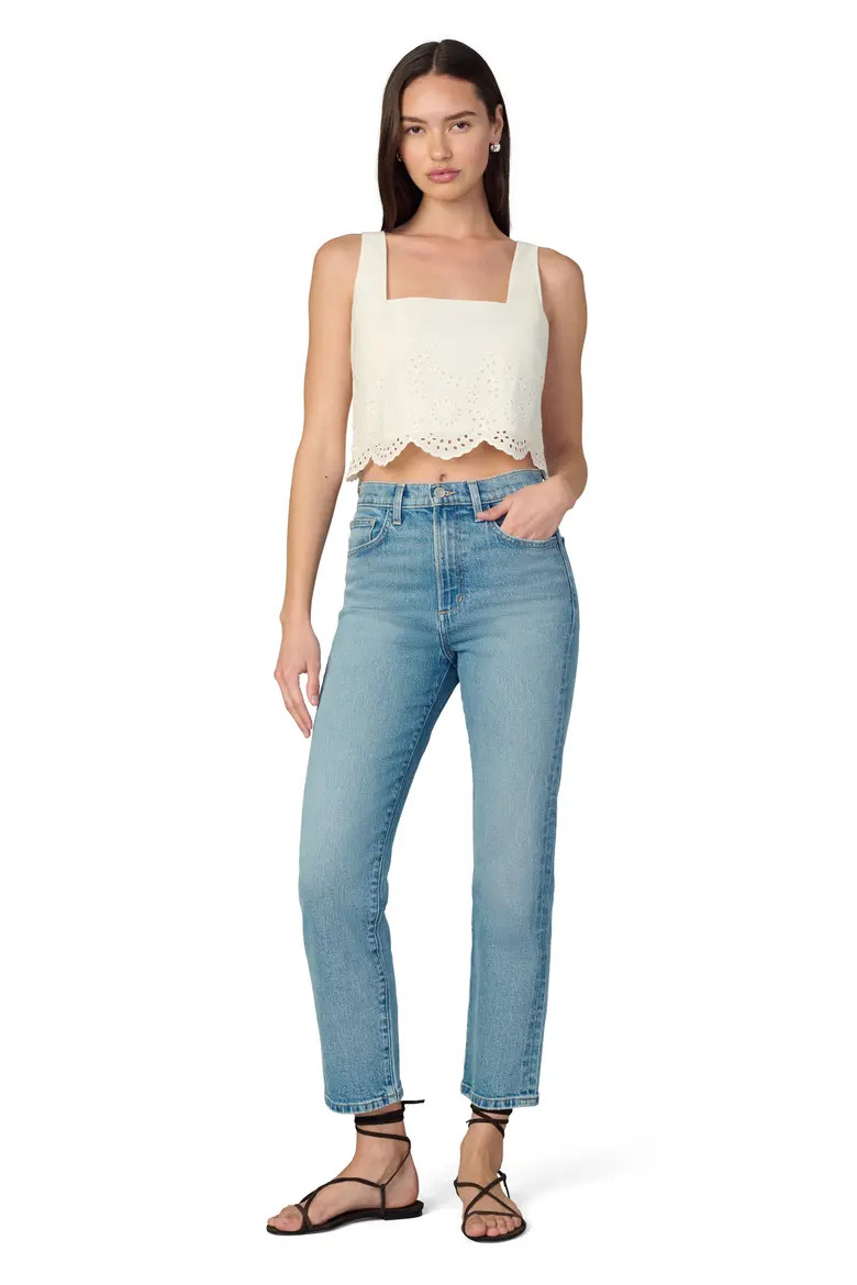 The Margot High Waist Ankle Slim Straight Leg Jeans (Women) | Nordstrom | Nordstrom