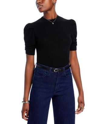 FRAME Ruched Puff Sleeve Sweater  | Bloomingdale's Women | Bloomingdale's (US)