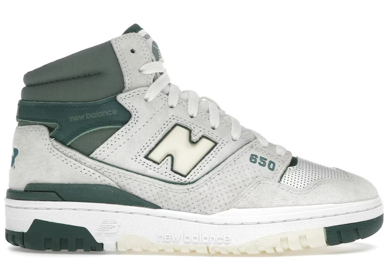 Men's New Balance 650R Sneakers in Sea Salt/Nightwatch Green/Dawn Glow | StockX