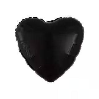 17" Black Heart Mylar Balloon | Michaels Stores
