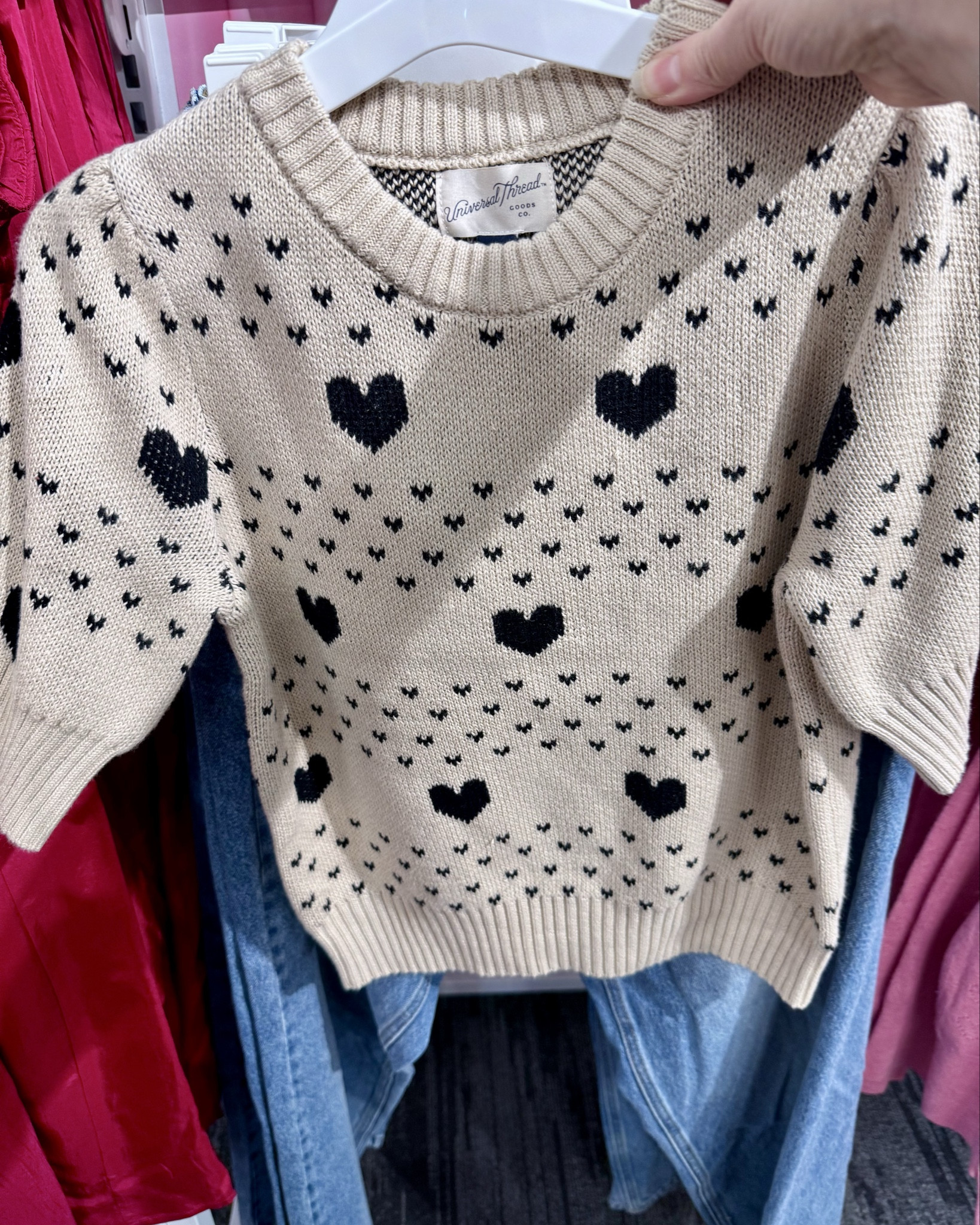 Cute Valentine’s Day tops from Target. 



Vday sweater, heart sweater, Valentin’s day sweaters  

#LTKFindsUnder50 

#LTKValentine #LTKootd #LTKSeasonal