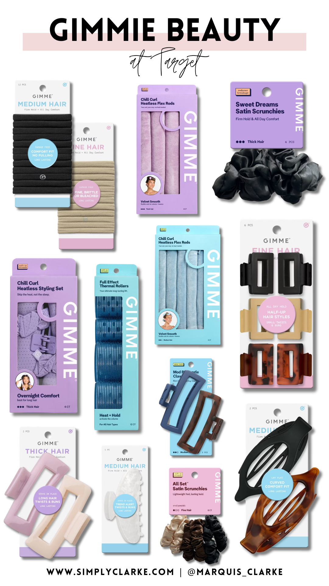 Obsessed with all my new GIMME Beauty picks from Target — from satin scrunchies to extra-grip hair ties that actually stay put. Perfect for everyday style + self-care days! #LTKBeauty #LTKTarget  

 #LTKgrwm #LTKootd #LTKBeauty