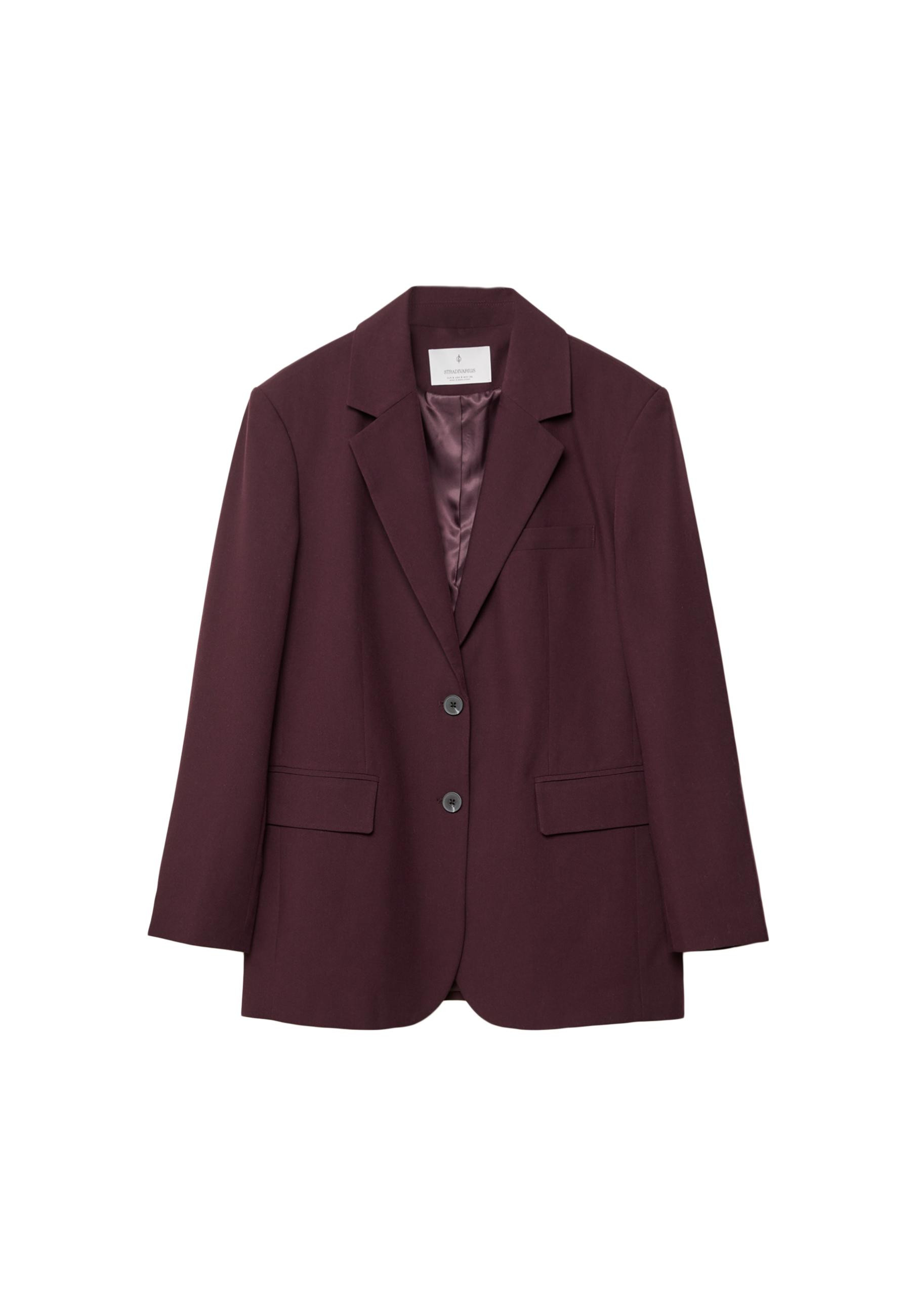 Oversize blazer - Women's Clothing | Stradivarius United Kingdom | Stradivarius (UK)