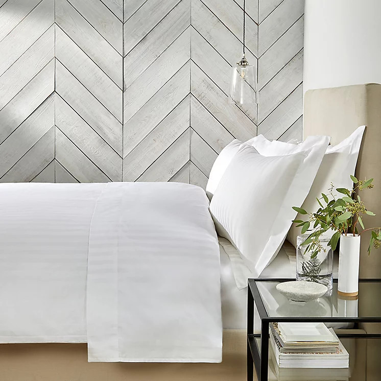 The White Company Cambridge Stripe Duvet Cover | The White Company UK & ROW