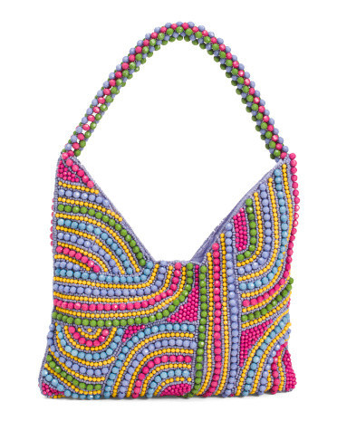 Bead Embellished Bag for Women | Leather | Marshalls