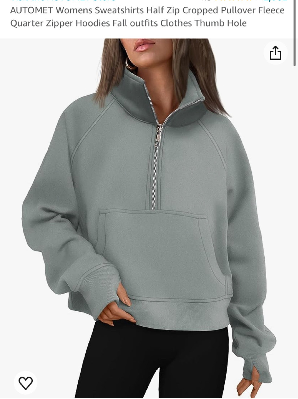 The best sweatshirt. And I’m in love with this sea foam green colorr

#LTKSpringSale #LTKsalealert #LTKfindsunder50