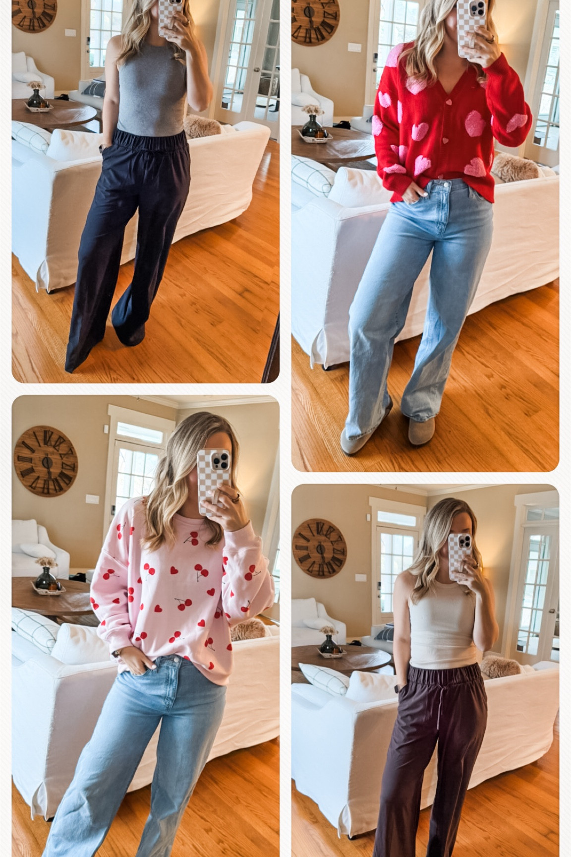 ❤️ TARGET HAUL❤️ Valentine’s Day edition + some added extras because @target just spoke to my athleisure loving self! Found some new cute earrings too! 

Sizes: 
Cherry sweatshirt: LARGE
Cardigan: MEDIUM
Pants: MEDIUM

#target #targetstyle #targetfashion #targetlove #targetdoesitagain #targetlife

#LTKSaleAlert #LTKFindsUnder50 #LTKStyleTip