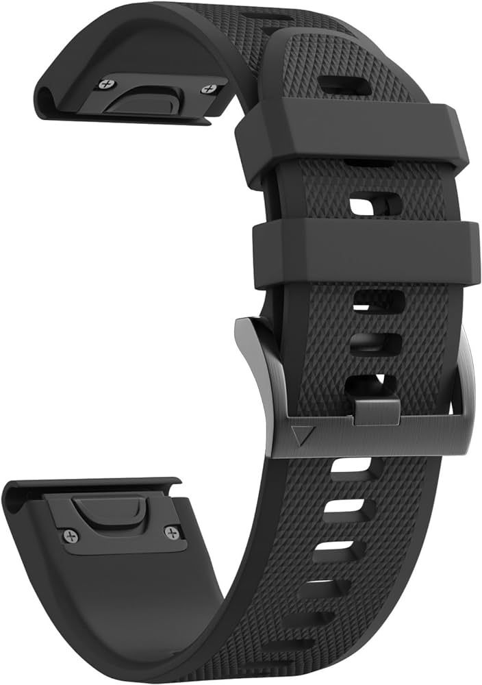 NotoCity Compatible Fenix 5 Band 22mm Width Soft Silicone Watch Strap for Fenix 5 Plus/Fenix 6/Fe... | Amazon (US)