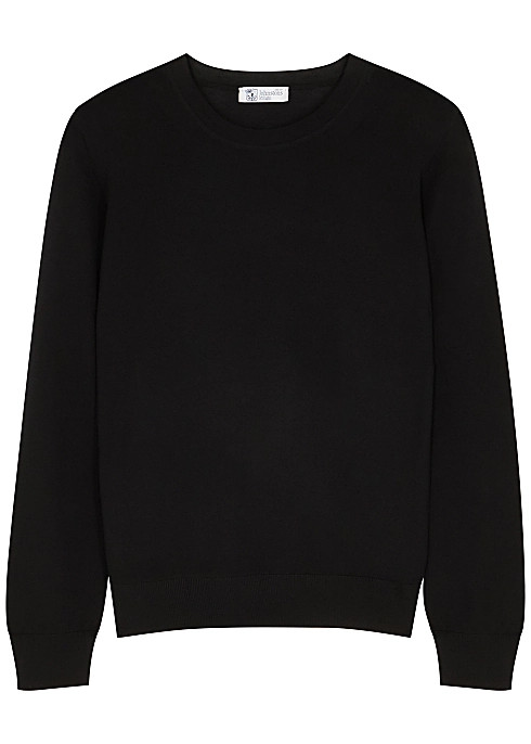 Maria black wool jumper | Harvey Nichols (Global)