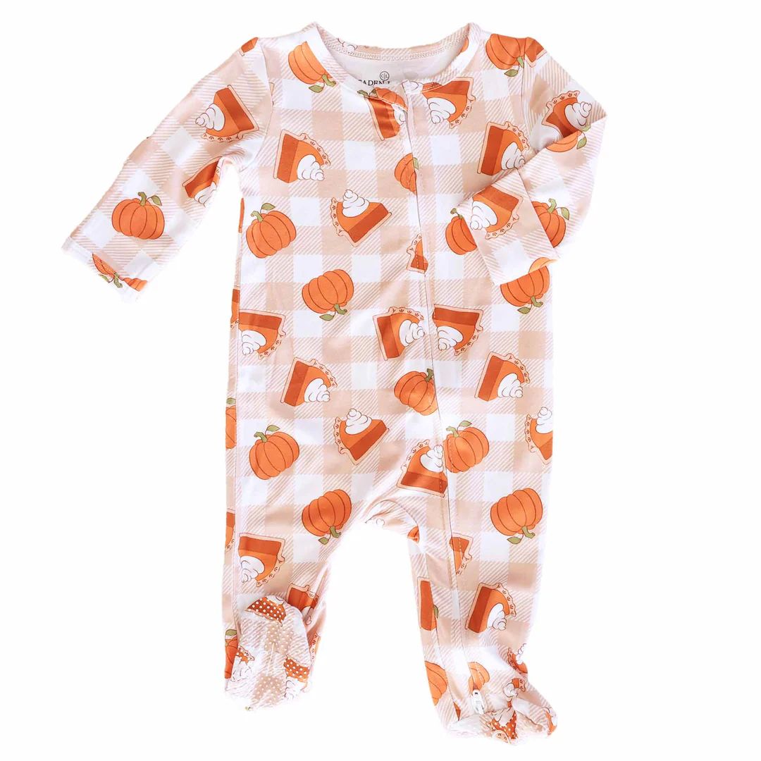 Fall Holiday Zipper Footies* | Caden Lane