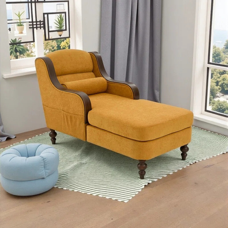 Alcott Hill Chenille Fabric Chaise Lounge Sofa Bed with Storage - Modern Sleeper Armchair - Wayfa... | Wayfair North America